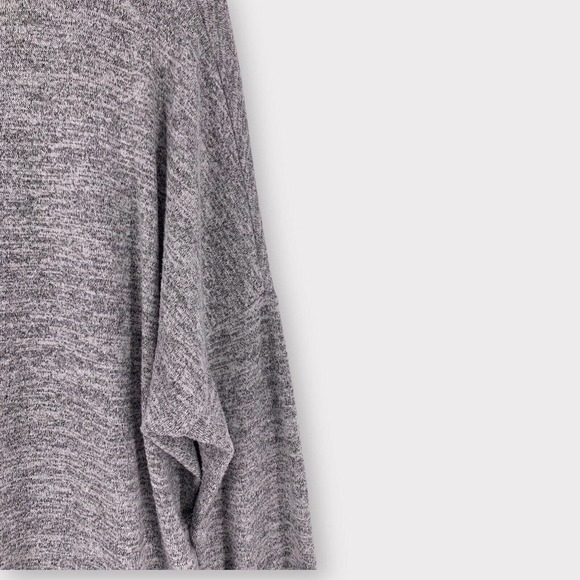 Rag & Bone Bowery Gray Marbled Turtleneck Back Button Sweater L - Picture 4 of 11